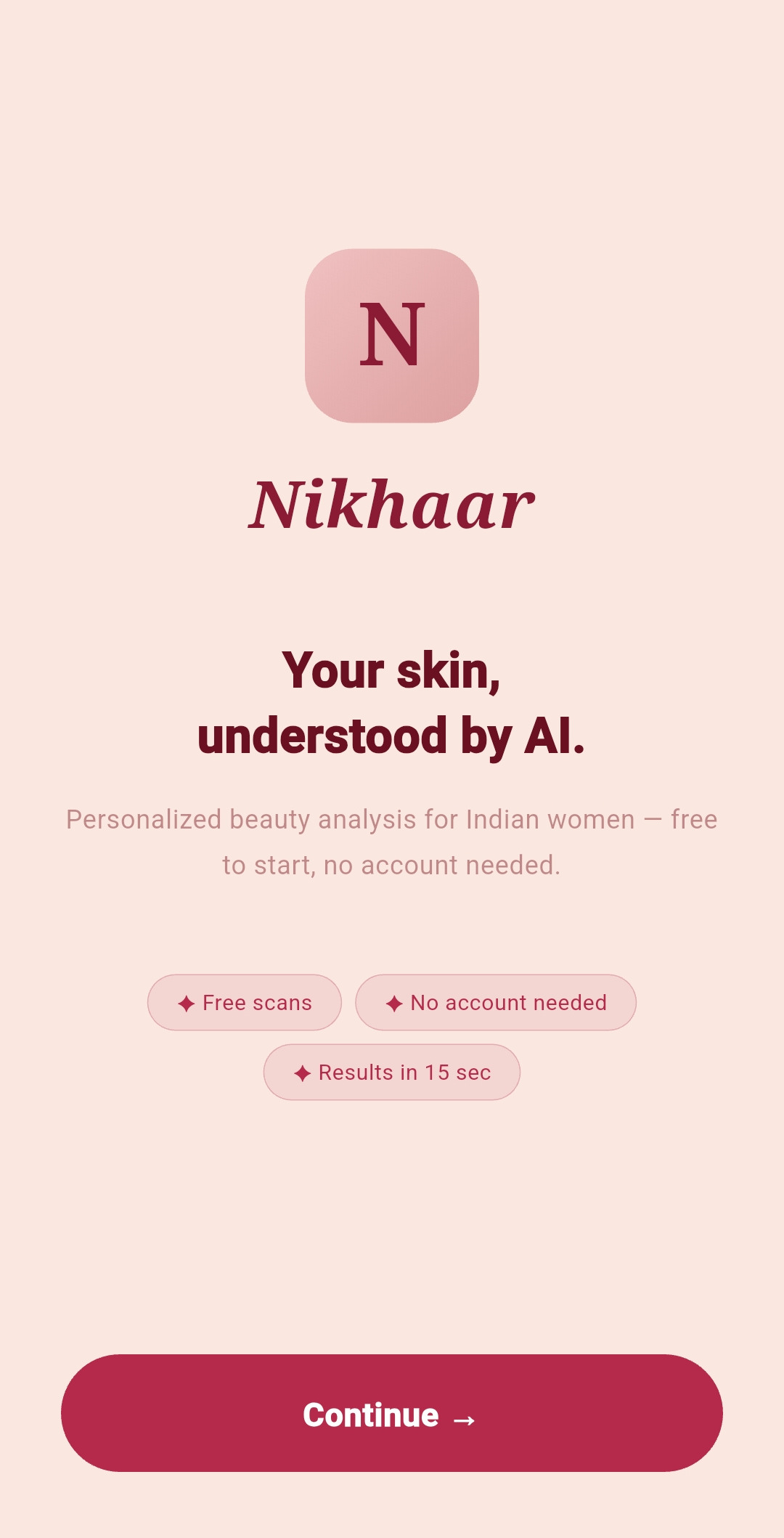 Nikhaar AI app
