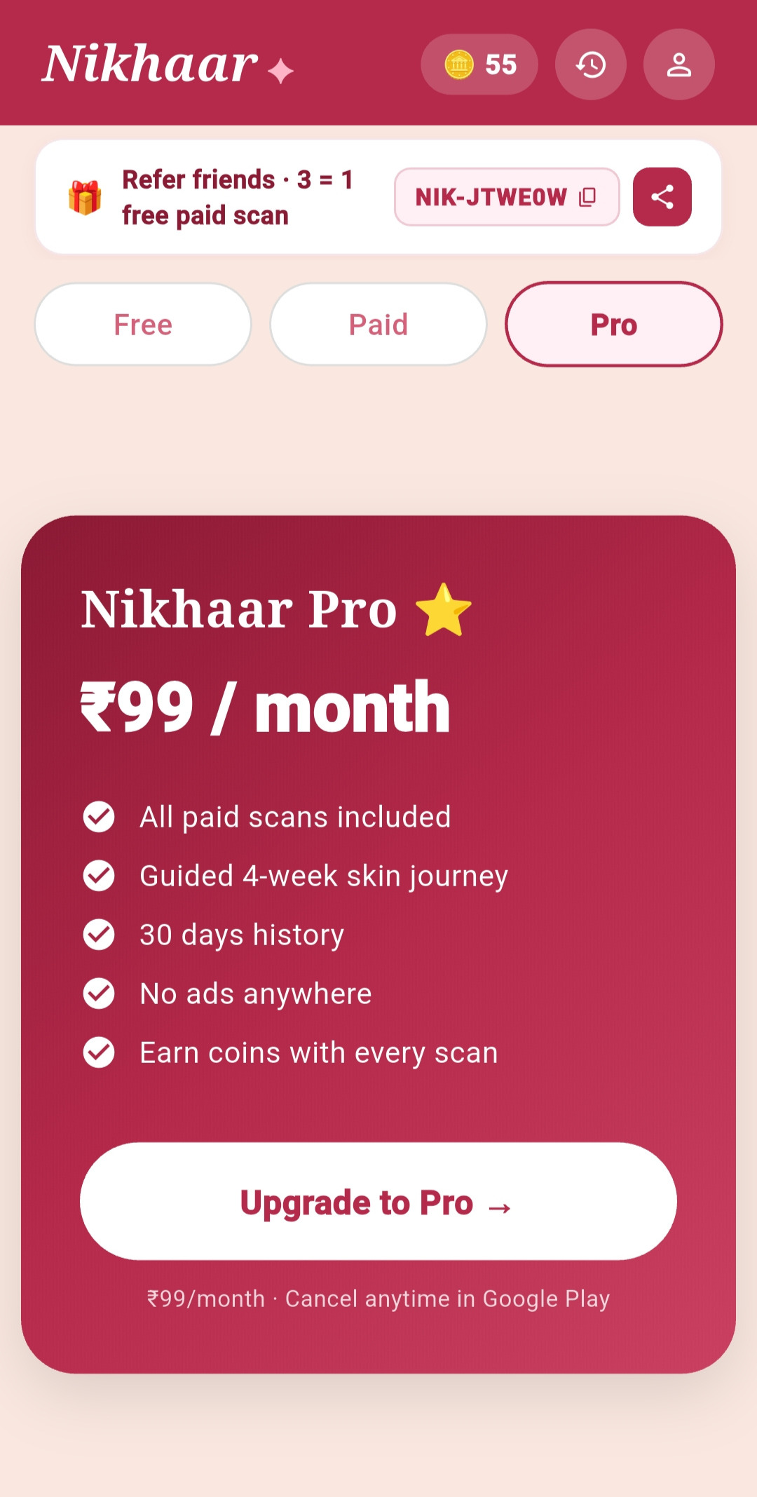 Pro plan